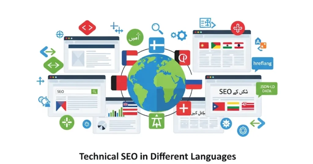 Technical SEO in Different Languages (Optional Urdu Context)
